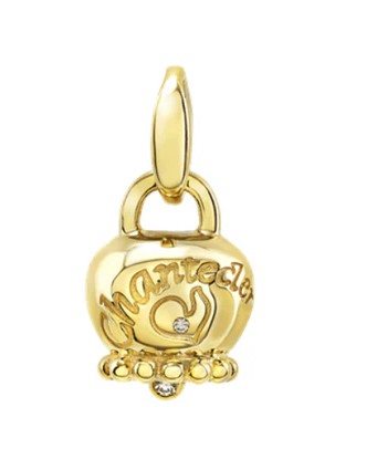 Charm Chantecler Donna Campanelle Suamèm in Oro Diamante 0.02 Ct 44629 - 44629